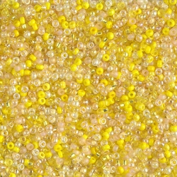5 Gramm Miyuki Seed Beads 15-Mix 17 Lemonade