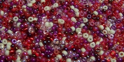 5 Gramm Miyuki Seed Beads 15-Mix 21 Strawberry Fields