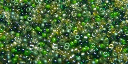 5 Gramm Miyuki Seed Beads 15-Mix 24 Spring Leaves