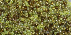 5 Gramm Miyuki Seed Beads 15-Mix 28 Olive Medley