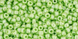 10 g TOHO Seed Beads 11/0 TR-11-0131 - Opaque-Lustered Sour Apple