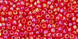 10 g TOHO Seed Beads 11/0 TR-11-0165 C - Tr.-Rainbow Ruby