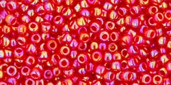 10 g TOHO Seed Beads 11/0 TR-11-0165 C - Tr.-Rainbow Ruby