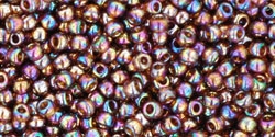 10 g TOHO Seed Beads 11/0 TR-11-0177 - Tr.-Rainbow Smoky Topaz