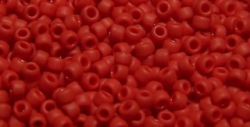 5g TOHO SeedBeads 15/0 TR-15-0045 AF - Opaque-Matte Red