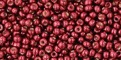 10 g TOHO Seed Beads 11/0 TR-11-PF564 - Permanent Finish - Galvanized Brick Red (A,D,C)