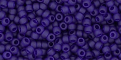10 g TOHO Seed Beads 11/0 TR-11-0008 DF Cobalt Dark Frosted