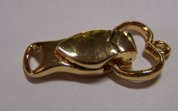 Fold Over Magnetverschluss - 32x16 mm goldfarben