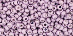 10 g TOHO Seed Beads 11/0 TR-11-PF554 F - Permanent Finish Galvanized - Matte Medium Lavender (A,C,D)