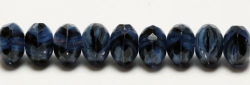 #09 - 20 Stück - 5*8mm Donut - Black/Blue