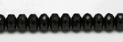 #01 - 20 Stück - 4*7mm Donut - Opak Black