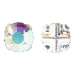 30 Stück Preziosa - Roses Montées Ø 4mm - Crystal AB