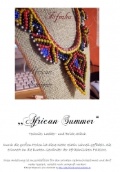 Anleitung "African Summer" Kette - pdf-file