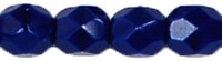 #51.4 50 Stück - 4,0 mm Glasschliffperlen - Navy Blue