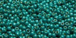 10 g TOHO Seed Beads 11/0 TR-11-PF569 F - Permanent Finish - Galvanized Matte Turquoise (A,C,D)