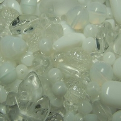 #04 - 100g Druck-Perlensuppe crystal/white