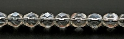 #01.01 25 Stück - 6,0 mm Glasschliffperlen - crystal shimmer