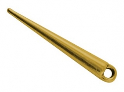 1 Metall-Spike/Dorn 34x5 mm - Antique Golden