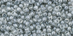 10 g TOHO Seed Beads 11/0 TR-11-0112 - Tr.-Lustered Black Diamond