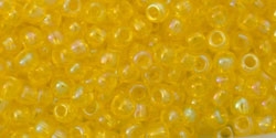 10 g TOHO Seed Beads 11/0 TR-11-0175 - Tr.-Rainbow Lemon