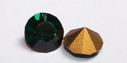 12 - 1 Stück Preciosa® Chaton SS29 (6,2mm) emerald