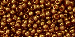 10 g TOHO Seed Beads 11/0 TR-11-0421 - Gold-Lustered Tr. Pink (C)