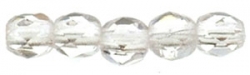 #05.00 50 Stück - 2,0 mm Glasschliffperlen - crystal