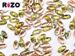 #08 10g Rizo-Beads tr. peridot capri gold