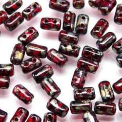 #33 10g Rulla-Beads tr. ruby picasso