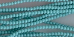 #23a - 1 Strang - 3,0 mm Glasperlen - turquoise/paint coating