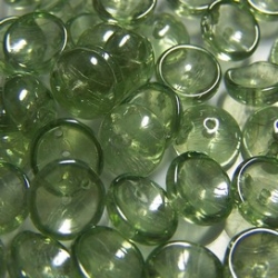 #04 - 25 Stck. Piggy-Beads 4x8mm - crystal olivine luster