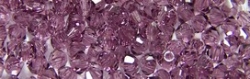 #04.0 25 Stück - 3,0 mm Crystal Bicone Amethyst