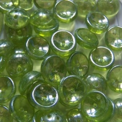 #54 - 25 Stck. Piggy-Beads 4x8mm - olive hematit coating