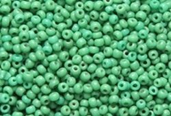 #13-06 10 g Rocailles 13/0 1,8 mm - opak green