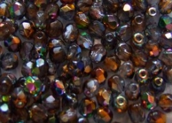 #99.13 50 Stück - 4,0 mm Glasschliffperlen - magic orange