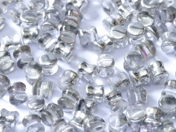 #13 - 25 Stck. PRECIOSA Pellet™ 4x6 mm chrystal lt vitrail