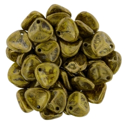 #06a 50 Stck. Rose Petals 8*7mm - yellow bronze picasso