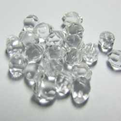 10 Rouch Cut Briolette 5*7mm crystal