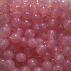 #15 50 Stück Perlen rund Ø 5 mm - opal rosé