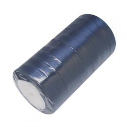 1 Rolle Satinband - dkl. blau - 20 mm