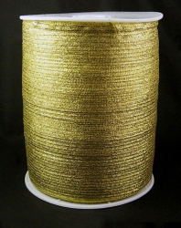 10 m Organzaband - gold - 3 mm