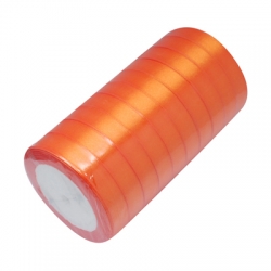 1 Rolle Satinband - orange - 20 mm