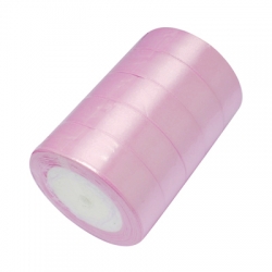 1 Rolle Satinband - rosa - 25 mm