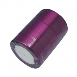 1 Rolle Satinband - violet - 25 mm