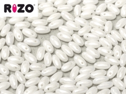 #02.11 10g Rizo-Beads white hematit coating