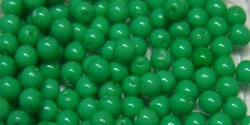 #78 1 Strang - 4,0 mm Glasperlen - green turqu. paint coating (±120 Stück)