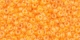 10 g TOHO Seed Beads 11/0 TR-11-0801 - Luminous Neon Tangerine (E)