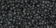 5g TOHO SeedBeads 15/0 TR-15-0049 F - Opaque-Frosted Jet