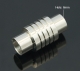 1 Magnet-Verschluss Ø 20x10mm zum Kleben - Edelstahl Hochglanz