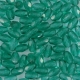#15 - 30 Stück - 6*4mm Glasschliffperlen - tr. green
